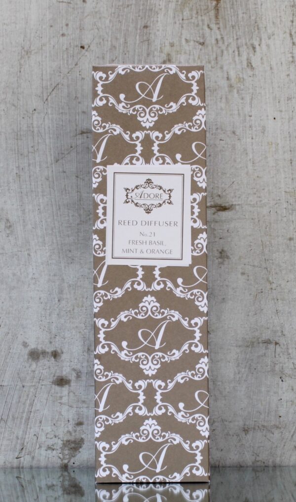 No.21 Fresh Basil, Mint & Orange - Reed Diffuser