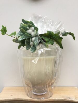 Luxury 3 Wick Glass Lantern Candle
