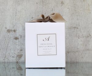 No.21 Fresh Basil, Mint & Orange Natural Soy Candle