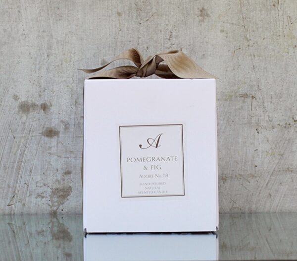 No.18 Pomegranate & Fig Natural Soy Candle
